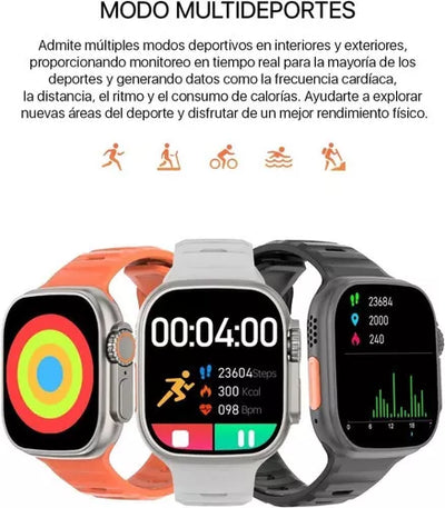 PROMO 2X1 RELOJ SMARTWATCH ULTRA SERIES 8